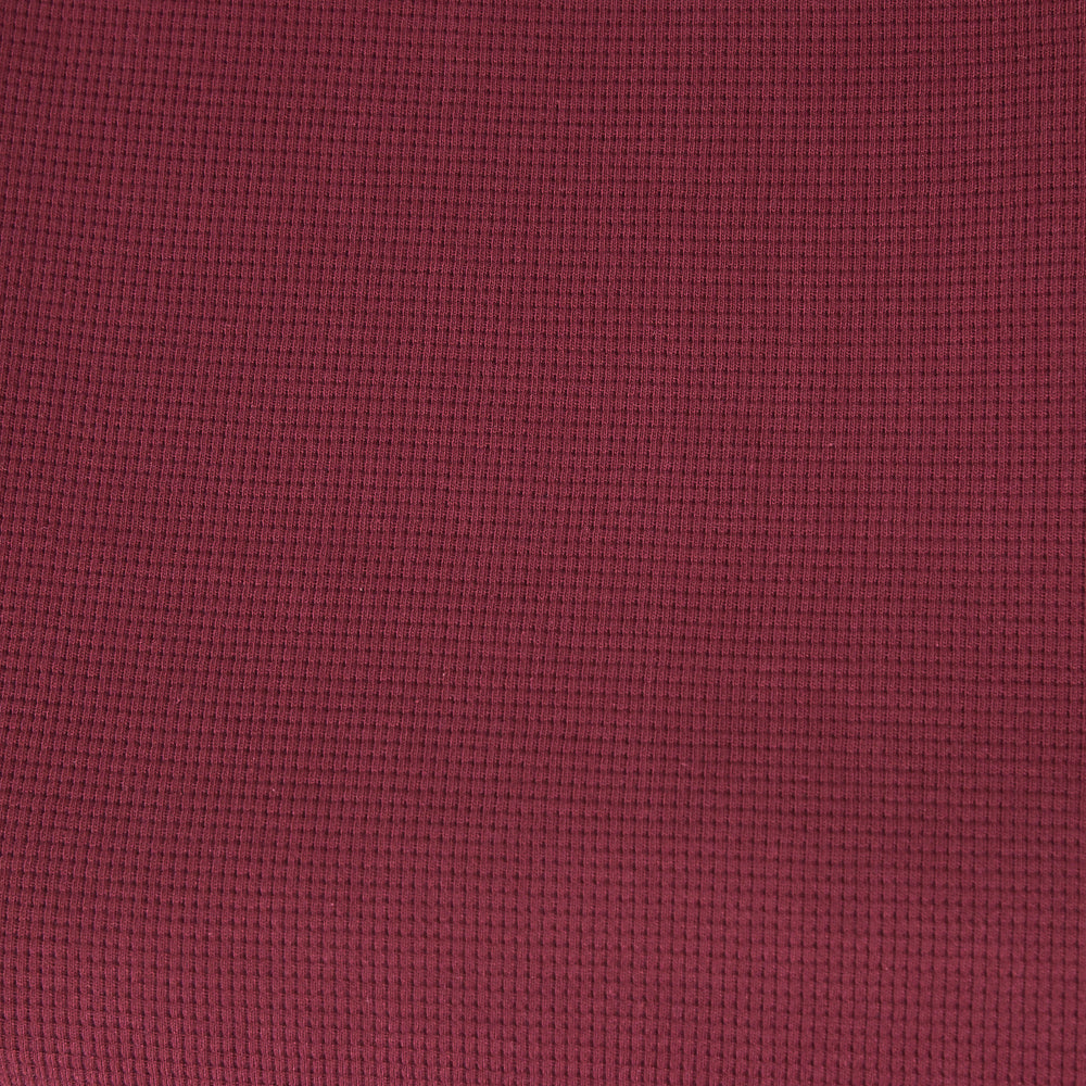 0,5m Ökotex 100 - Waffel-Jersey wine